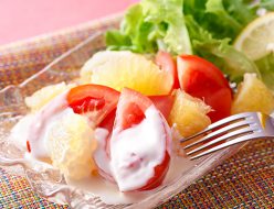 トマトとグレープフルーツの美容サラダ